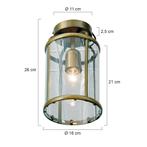 Steinhauer plafondlamp Pimpernel 5973BR Tweede Kans, Ophalen, Zo goed als nieuw, Overige materialen, Klassiek