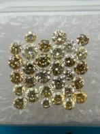 30 pcs Diamant (Natuurlijk gekleurd) - 0.93 ct - Rond - Very, Sieraden, Tassen en Uiterlijk, Edelstenen, Nieuw
