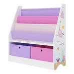 [en.casa] Kinderboekenkast Neda opbergkast 74x71x23 cm oceaa, Huis en Inrichting, Kasten | Boekenkasten, Verzenden, Nieuw