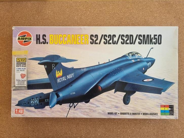 Airfix 08101 H.S. Buccaneer S2/S2C/S2D/SMk50 1:48 + resin, Hobby en Vrije tijd, Modelbouw | Vliegtuigen en Helikopters, Verzenden