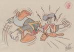 Millet - 1 Pencil drawing - Donald Duck - enfadado, Nieuw