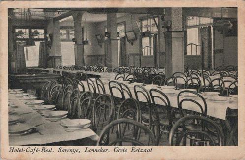 LONNEKER - Hotel-Café-Rest. Savenye, Lonneker. Grote Eetz..., Verzamelen, Ansichtkaarten | Nederland, Verzenden