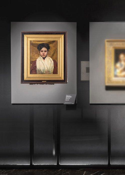 Alceste Campriani (1848 – 1933) - Ritratto di ragazza, Antiek en Kunst, Kunst | Schilderijen | Klassiek