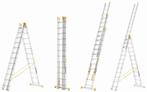 Uitschuifbare ladder 8,65m | Aluminium | Nieuw | Scherpe..., Nieuw, Ophalen of Verzenden, Ladder, Opvouwbaar of Inschuifbaar