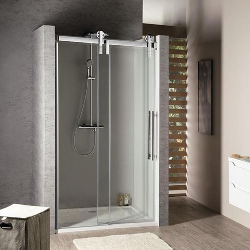 Nisdeur Sapho Volcano Schuifdeur 140x200 cm 8 mm Gecoat Glas, Doe-het-zelf en Verbouw, Sanitair, Douche, Nieuw, Chroom, Ophalen of Verzenden