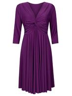 Jurk Davina Paars, Verzenden, Nieuw