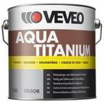 VEVEO Aqua Titanium ZIJDEGLANS - RAL 1013 - 2,5 liter, Doe-het-zelf en Verbouw, Verf, Beits en Lak, Overige kleuren, Nieuw, Ophalen of Verzenden