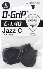 Janicek Picks D-Grip Jazz C plectrum 1.40 mm 6-pack, Ophalen of Verzenden, Nieuw, Elektrische gitaar