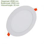 LED Inbouw Downlight 22W Slim | 280mm 2300lm, Ophalen of Verzenden, Nieuw, Kunststof, Modern