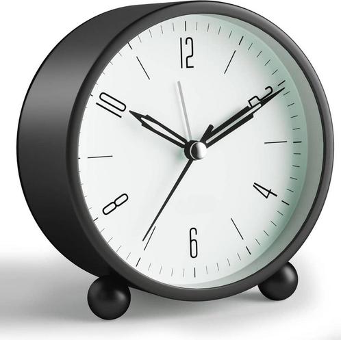 Tyme Wekker Analoog - Zonder Tikgeluid - Met Alarm - Incl., Huis en Inrichting, Woonaccessoires | Overige, Zo goed als nieuw, Ophalen of Verzenden