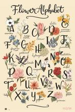 Poster Lily and Val Flowers Alphabet 61x91,5cm, Verzenden, Nieuw, A1 t/m A3