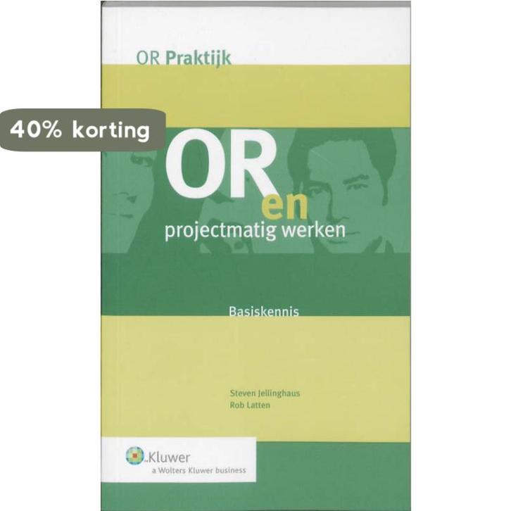 OR en projectmatig werken 9789013063349 F.H. Jellinghaus, Boeken, Economie, Management en Marketing, Zo goed als nieuw, Verzenden