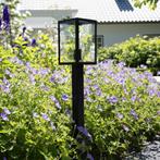 Buitenlamp Staand Zwart Soho Terras Tuinverlichting, Verzenden, Staande lamp, Nieuw, Rvs