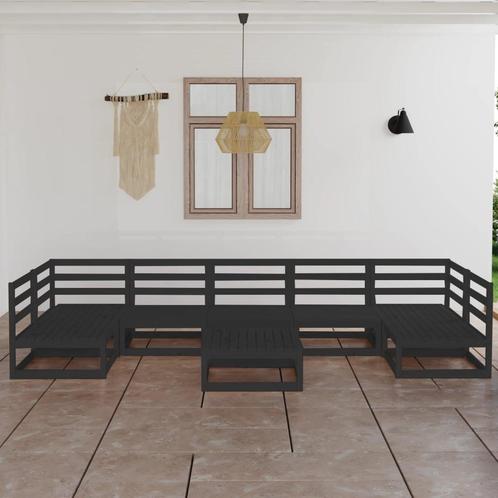 vidaXL 8-delige Loungeset massief grenenhout, Tuin en Terras, Tuinsets en Loungesets, Loungeset, Nieuw, Verzenden