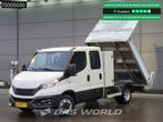 Iveco Daily 35C14 Dubbel Cabine Kipper met Kist Dubbellucht, Stof, Gebruikt, Euro 6, Iveco