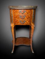 Table ambulante - Stijl Luigi XVI - Edelhout Parquet - Brons, Antiek en Kunst