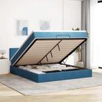 vidaXL Ottoman bed met matras en LEDs 160x200cm fluweel, 200 cm, Stof, 160 cm, Verzenden