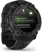 Garmin Instinct 3, 45mm, AMOLED, Zwart (Zwart), Verzenden, Zo goed als nieuw