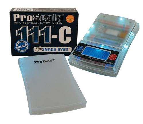 Proscale Snake Eyes clear Zak weegschaal (111g x 0,01g), Doe-het-zelf en Verbouw, Weegschalen, Verzenden