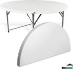 MaxxGarden Vouwtafel - Opvouwbare ronde tuin tafel - 183x..., Verzenden, Nieuw