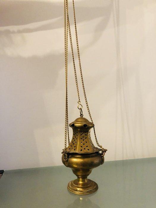 Wierookvat - Encensoir déglise - Messing, Brons, Antiek en Kunst, Kunst | Niet-Westerse kunst