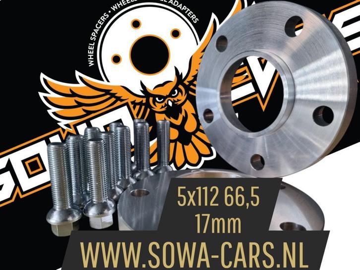Spacers 17mm Mercedes A,CLA,CLS,CLK 5x112 Spoorverbreders, Auto diversen, Tuning en Styling, Ophalen of Verzenden