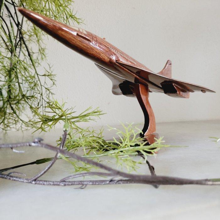 Modelvliegtuig - Concorde, Vliegtuig Beeld, Palissander, Antiek en Kunst, Antiek | Wandborden en Tegels