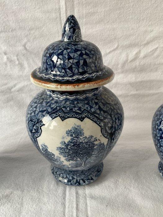 Villeroy & Boch - Gemberpot (3) - Set van drie Villeroy &, Antiek en Kunst, Antiek | Glas en Kristal