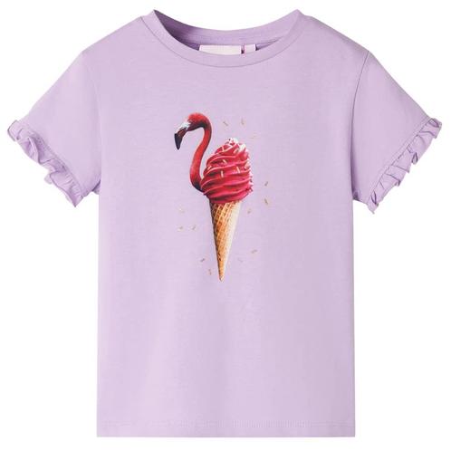 vidaXL Kindershirt 128 lila, Kinderen en Baby's, Kinderkleding | Overige, Nieuw, Verzenden