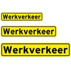 Werkverkeer sticker diverse afmetingen, Ophalen of Verzenden, Nieuw