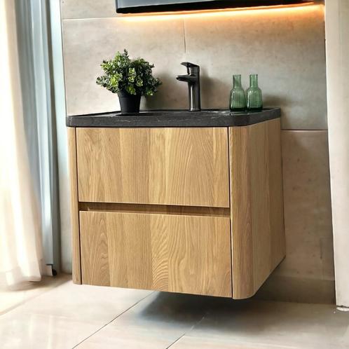 Badmeubel Casajoy Bold Natuurstenen Wastafel Met Onderkast, Doe-het-zelf en Verbouw, Sanitair, Bad, Nieuw, Ophalen of Verzenden