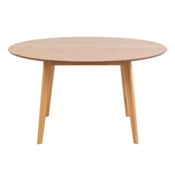 *WOONWINKEL* Eiken Ronde Rubberwood Tafel 140 Cm beschikbaar voor biedingen