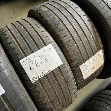 2 x Continental EcoContact 5 215-45-17 Zomerbanden 4,5mm beschikbaar voor biedingen