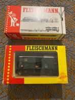 Fleischmann H0 - 5052 et 1468 - Modeltrein (2) - Voiture, Hobby en Vrije tijd, Modeltreinen | H0, Nieuw