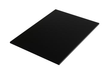 Acrylaat (PMMA) basisplaat (zwart, 50x30 cm, 8 mm dik) beschikbaar voor biedingen