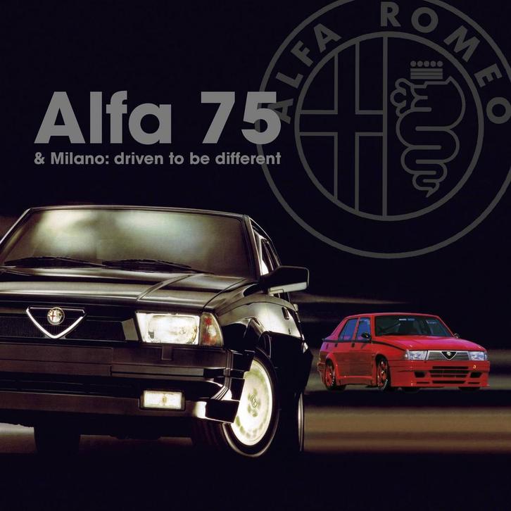 Alfa 75 - Milano driven to be different, second edition 2024, Boeken, Auto's | Boeken, Nieuw, Algemeen, Verzenden