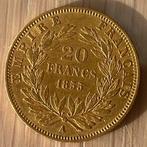 Frankrijk. Napoléon III. 20 Francs 1855-A, Paris