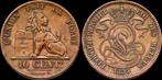 10 centimes Belgium Leopold I 10 centiem 1855 koper, Postzegels en Munten, Verzenden