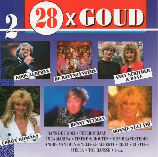 Various - 28 x Goud 2, Cd's en Dvd's, Cd's | Pop, Gebruikt, Ophalen of Verzenden