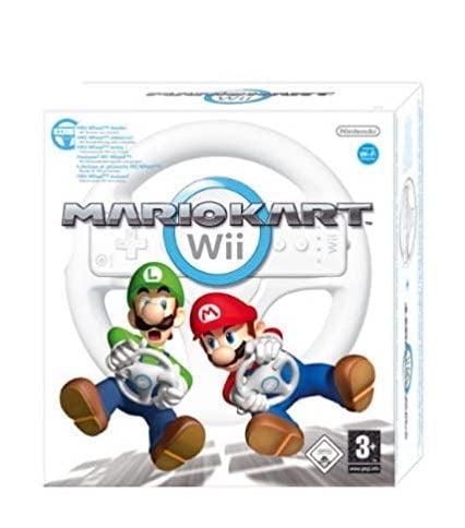 Mario Kart Wii & Nintendo Wii Wheel in Doos (Wii Games), Spelcomputers en Games, Games | Nintendo Wii, Zo goed als nieuw, Ophalen of Verzenden