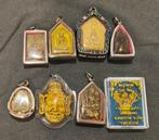 Amulet - Thailand 8 Thaise boeddhistische amuletten (Zonder, Antiek en Kunst