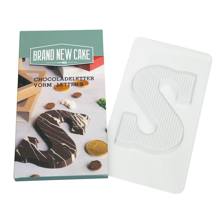 BrandNewCake Chocoladeletter Vorm 150g Letter S, Hobby en Vrije tijd, Taarten en Cupcakes maken, Nieuw, Verzenden