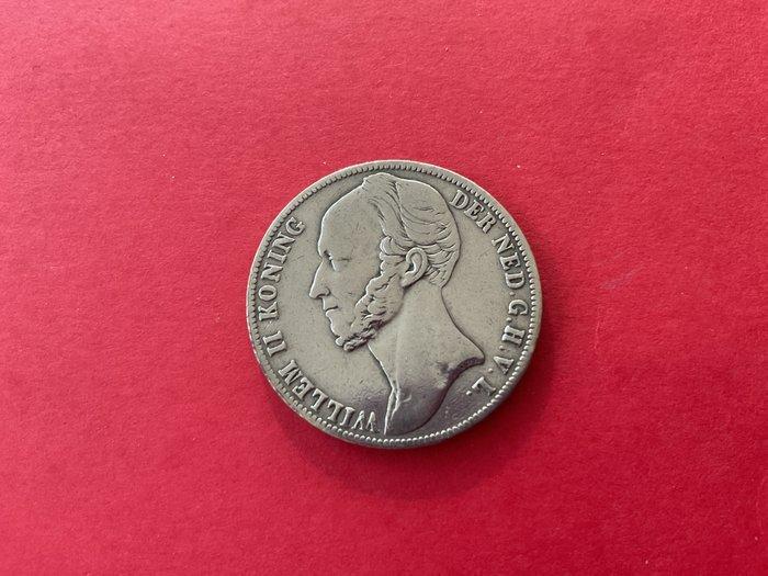 Nederland. Willem II. 1 Gulden 1845 (Zonder Minimumprijs), Postzegels en Munten, Munten | Nederland