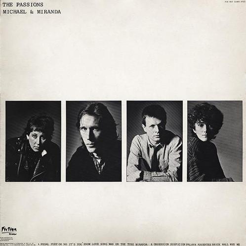 LP gebruikt - The Passions - Michael &amp; Miranda, Cd's en Dvd's, Vinyl | Rock, Zo goed als nieuw, Verzenden