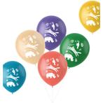Jungle Dieren Ballonnen Zoo Party 33cm 6st, Verzenden, Nieuw