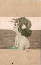 Frankrijk - Fantasie - Kirchner, vrouw 1900, Jugendstil -, Verzamelen, Gelopen