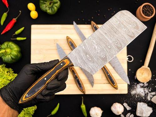 Smith - Keukenmes - Kitchen knife set - Exotisch hout en, Antiek en Kunst, Antiek | Keukenbenodigdheden