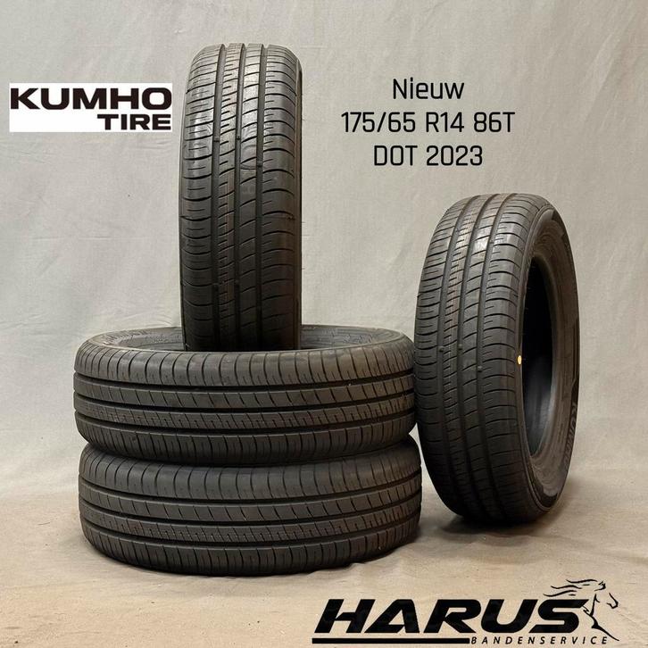 175/65/14 86T Kumho zomerbanden nieuw 4 stuks, Auto-onderdelen, Banden en Velgen, 14 inch, Erkend duurzaam, Zomerbanden, 175 mm