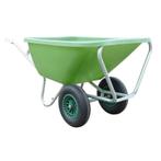 Fort volume kruiwagen 200 liter met 2 wielen, GROEN, Ophalen of Verzenden