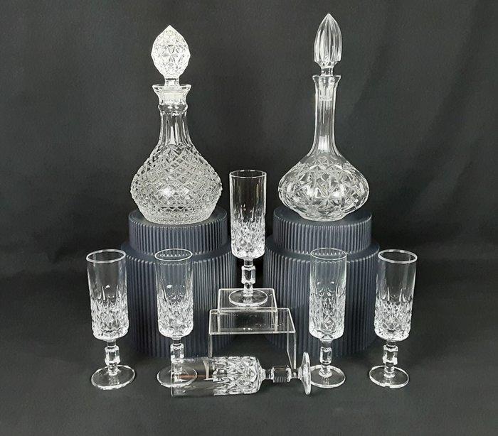 Jarras con Copas - Cristal Tallado - Kruik (8) - Bergkristal, Antiek en Kunst, Antiek | Meubels | Tafels